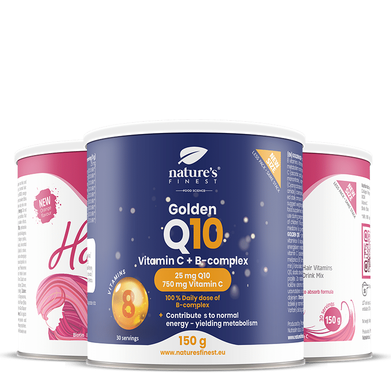 Hair Vitamins 1+1 FREE + Golden Q10 GRATIS
