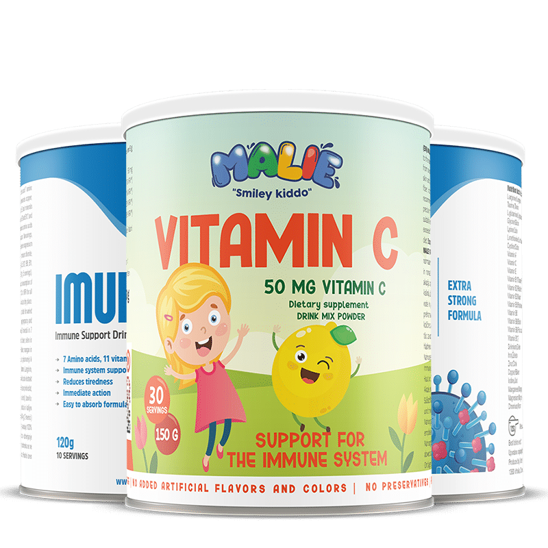 2x IMUNUP + MALIE Vitamin C Paket